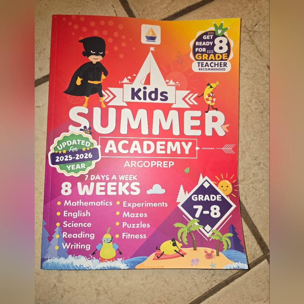 Kids Summer Academy Argoprep Grade 7 / 8 2025/2026